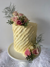 Load image into Gallery viewer, Birthday / Celebration cake - fresh flowers
